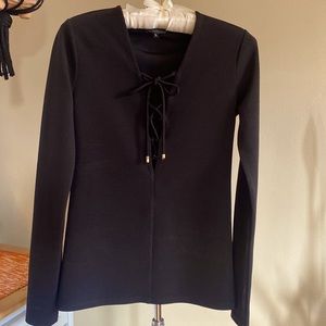 Dynamite long sleeve top black size P/S